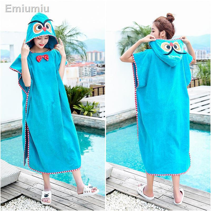 ✐Có thể mặc khăn tắm cho phụ nữ khăn bông