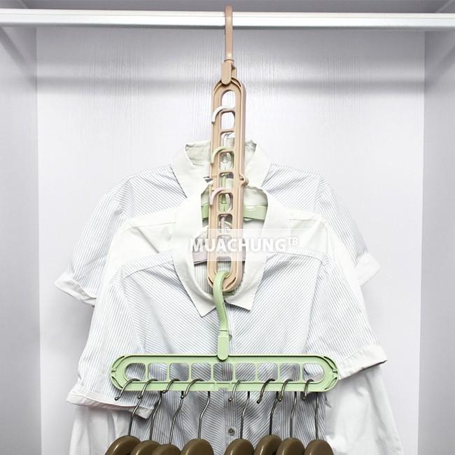Móc treo quần áo thông minh tiết kiệm diện tích, móc treo đa năng