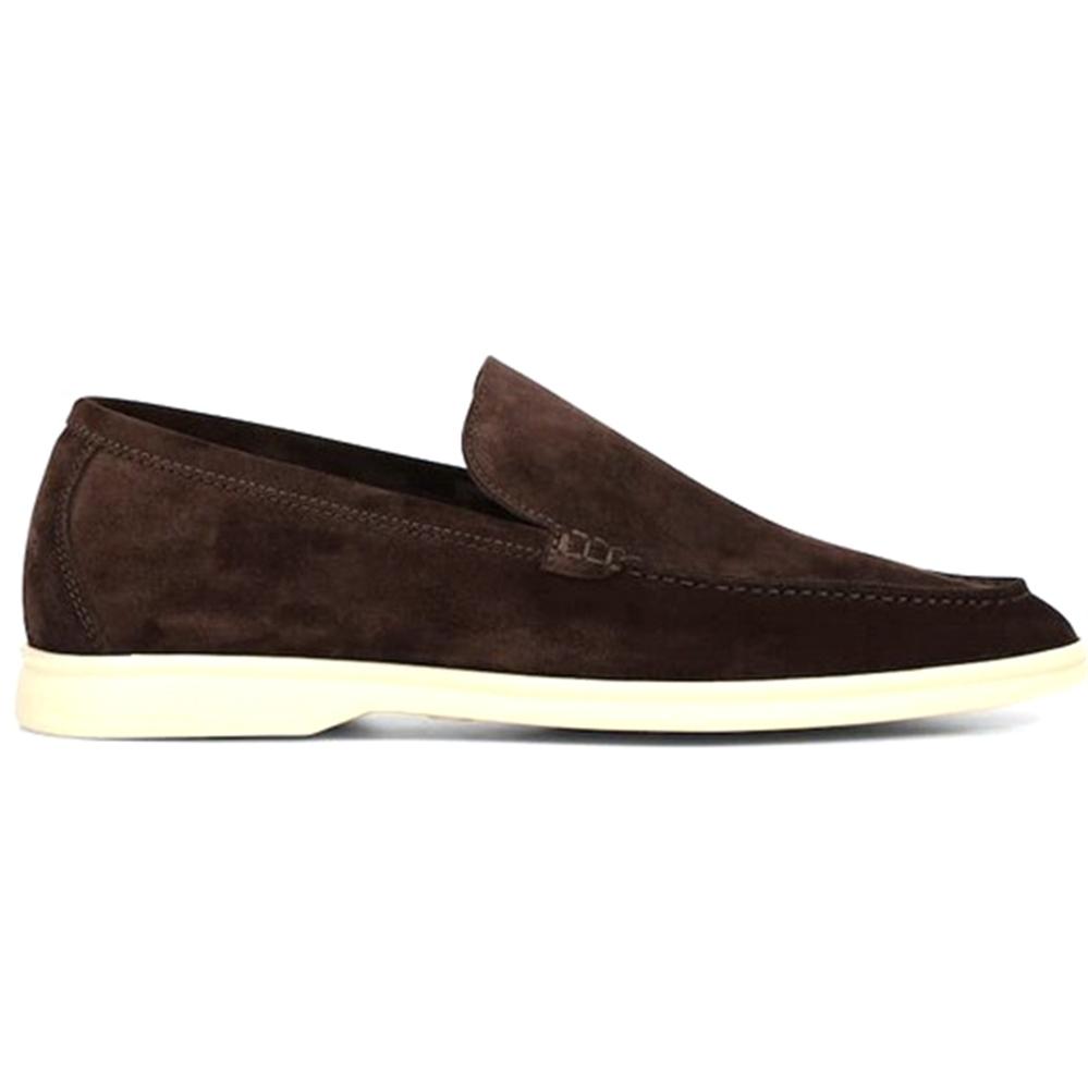 LCRTZKG Da Mens Flat Bottom Casual Giày Vòng Đầu Mùa Xuân Thu Màu