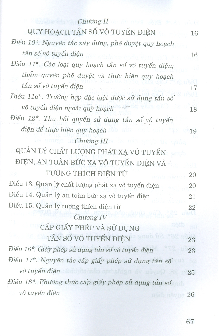 Luật Tần Số Vô Tuyến Điện