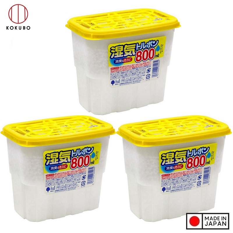Hộp hút ẩm, khử mùi Kokubo 800ml - Hàng Nội Địa Nhật Bản