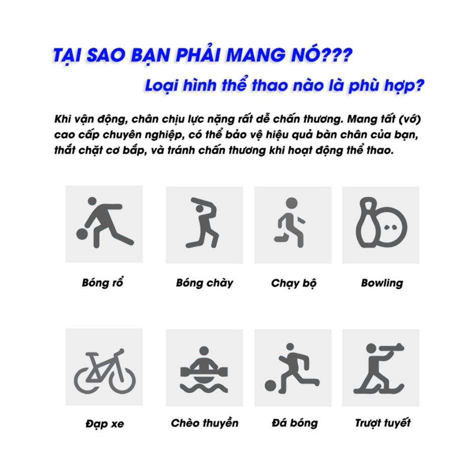 Vớ Bóng Đá Chuyên Nghiệp Veidoorn, Thoáng Khí Có Đệm Chân VT004