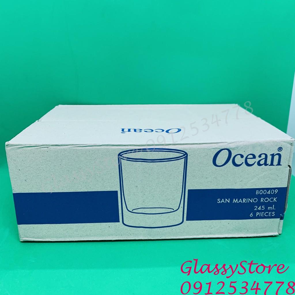 Ly thủy tinh Ocean Rock San Marino – B00409 – 245ml / B00411 – 290ml