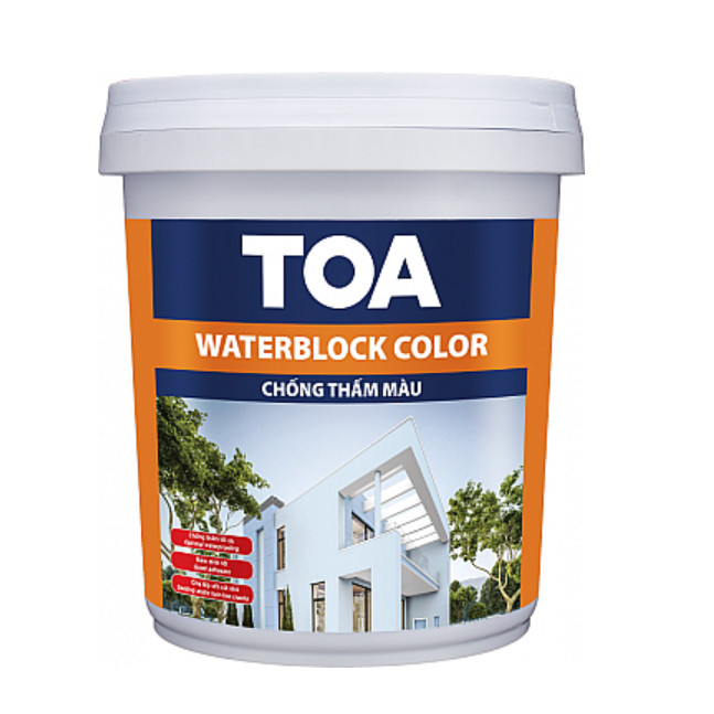 TOA WATERBLOCK COLOR – CHỐNG THẤM MÀU