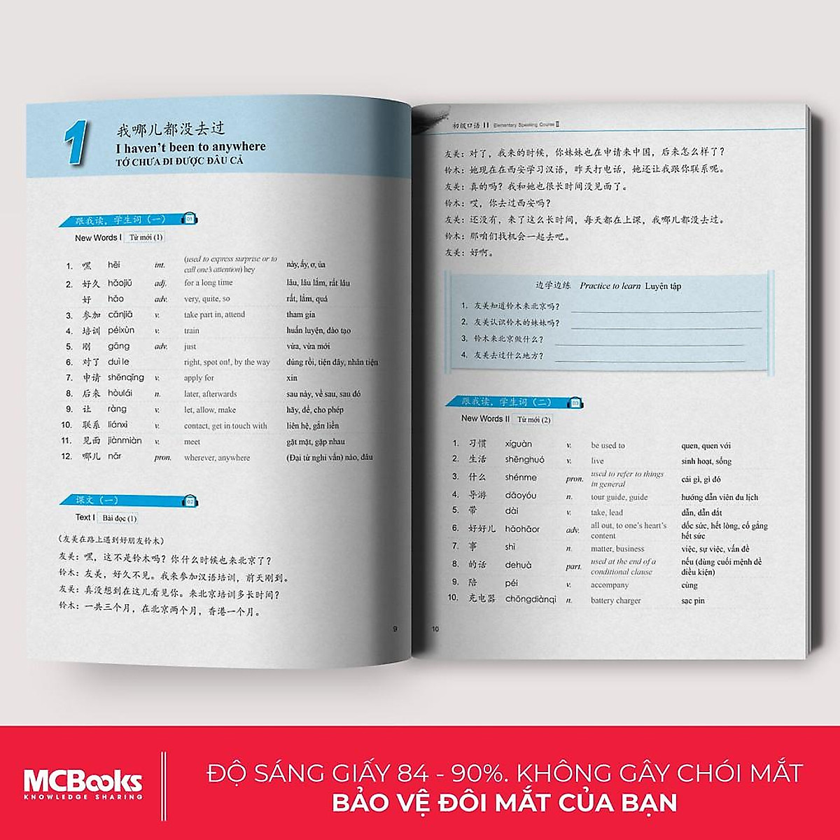 Giáo Trình Phát Triển Hán Ngữ Nói - Giao Tiếp Sơ Cấp 2 – MinhAnBooks