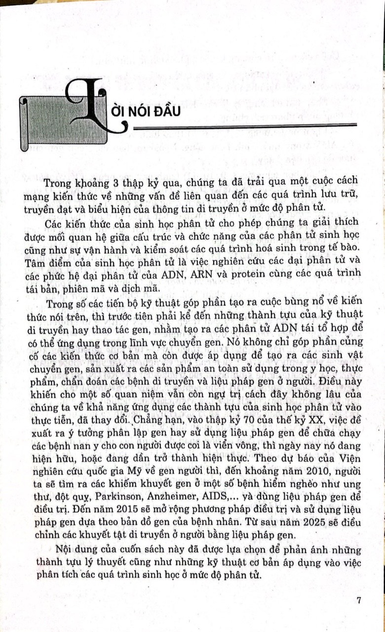 Cơ Sở Sinh Học Phân Tử