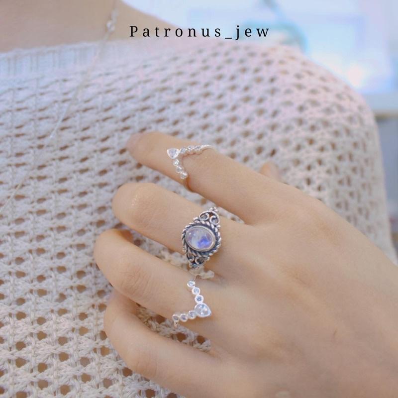 Nhẫn Moonstone Vintage NMOVCDT22B Patronus