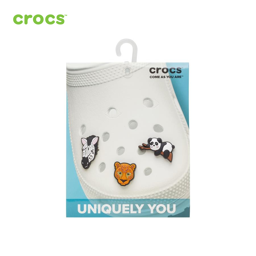 Sticker nhựa jibbitz unisex Crocs Animals In The Wild