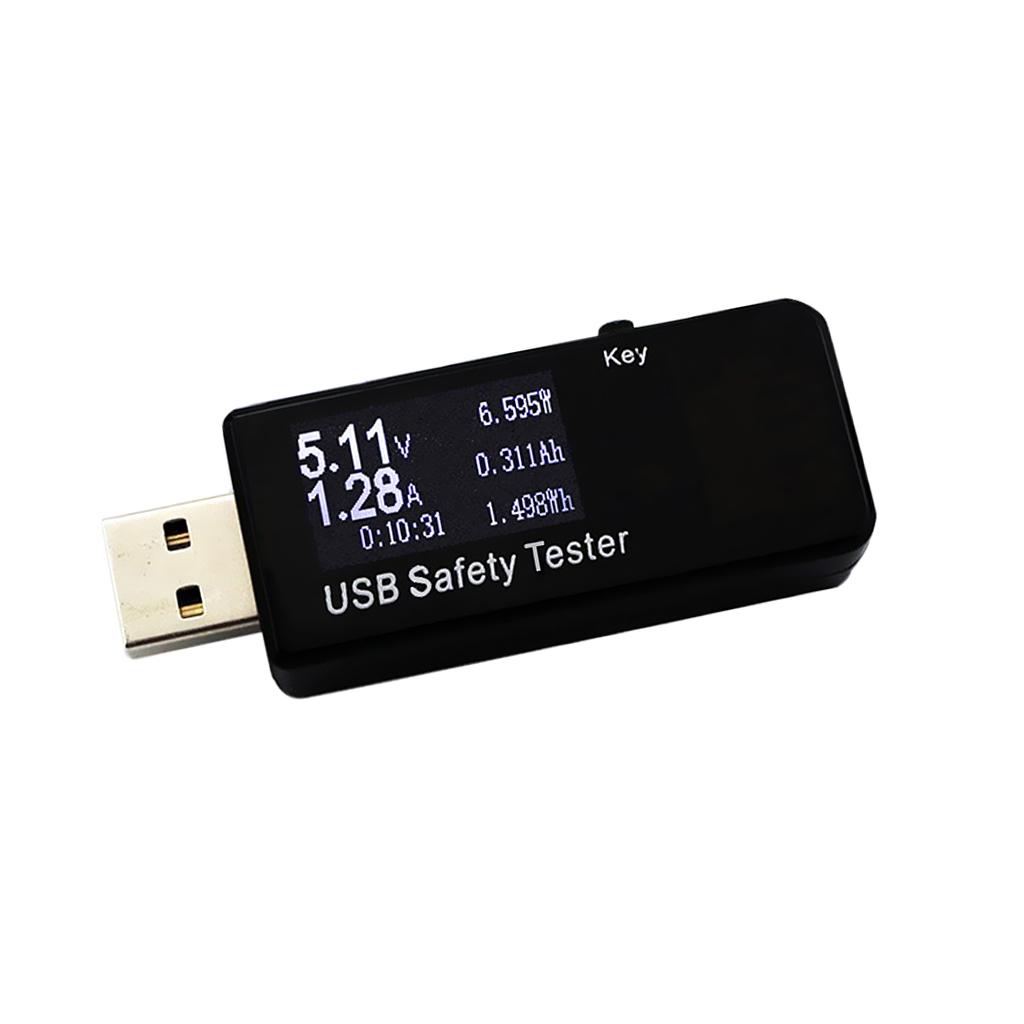 USB Digital LCD Power Meter Safety Tester Multimeter Current Voltage Monitor