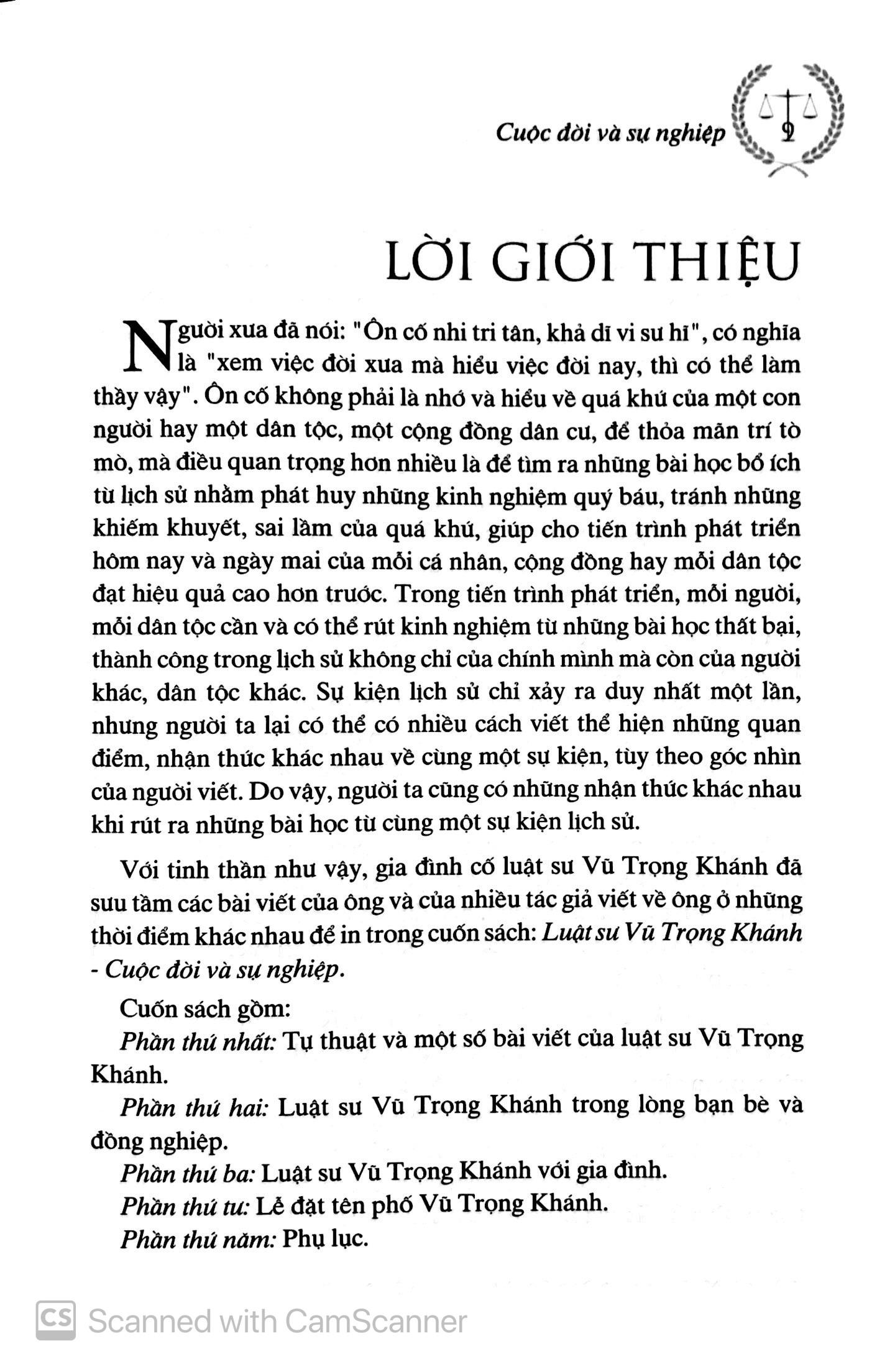 Luật Sư Vũ Trọng Khánh: Cuộc Đời Và Sự Nghiệp