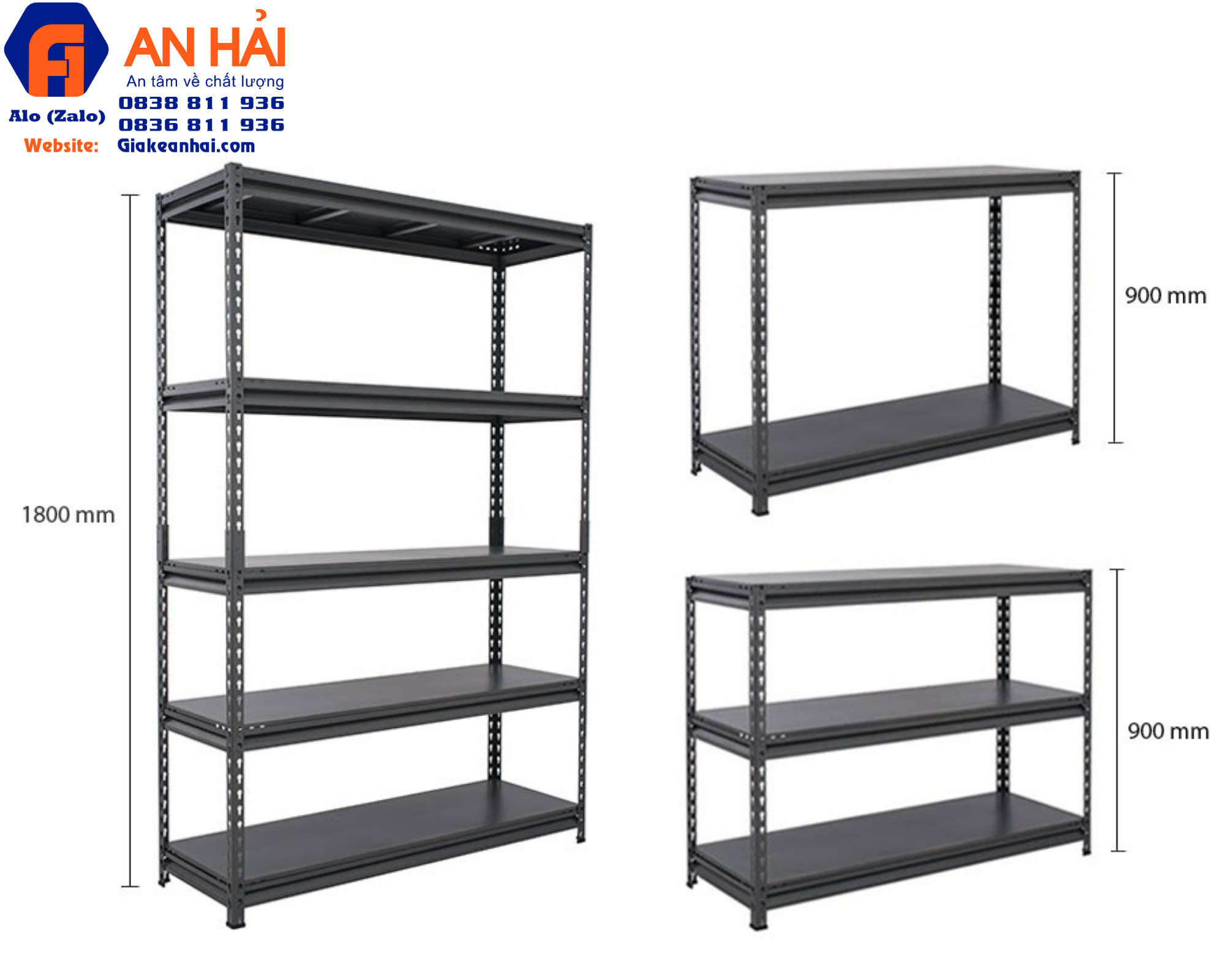 KỆ V LỖ CÀI đa năng không dùng ốc vít