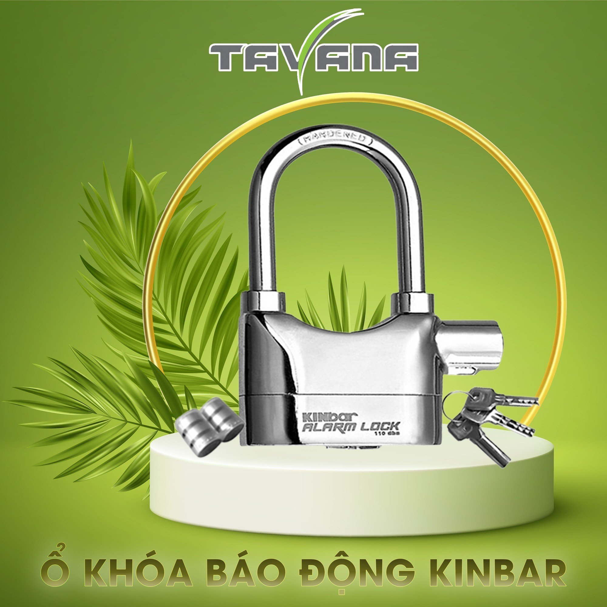 Ổ Khóa Báo Động Chống Trộm KINBar K101AH