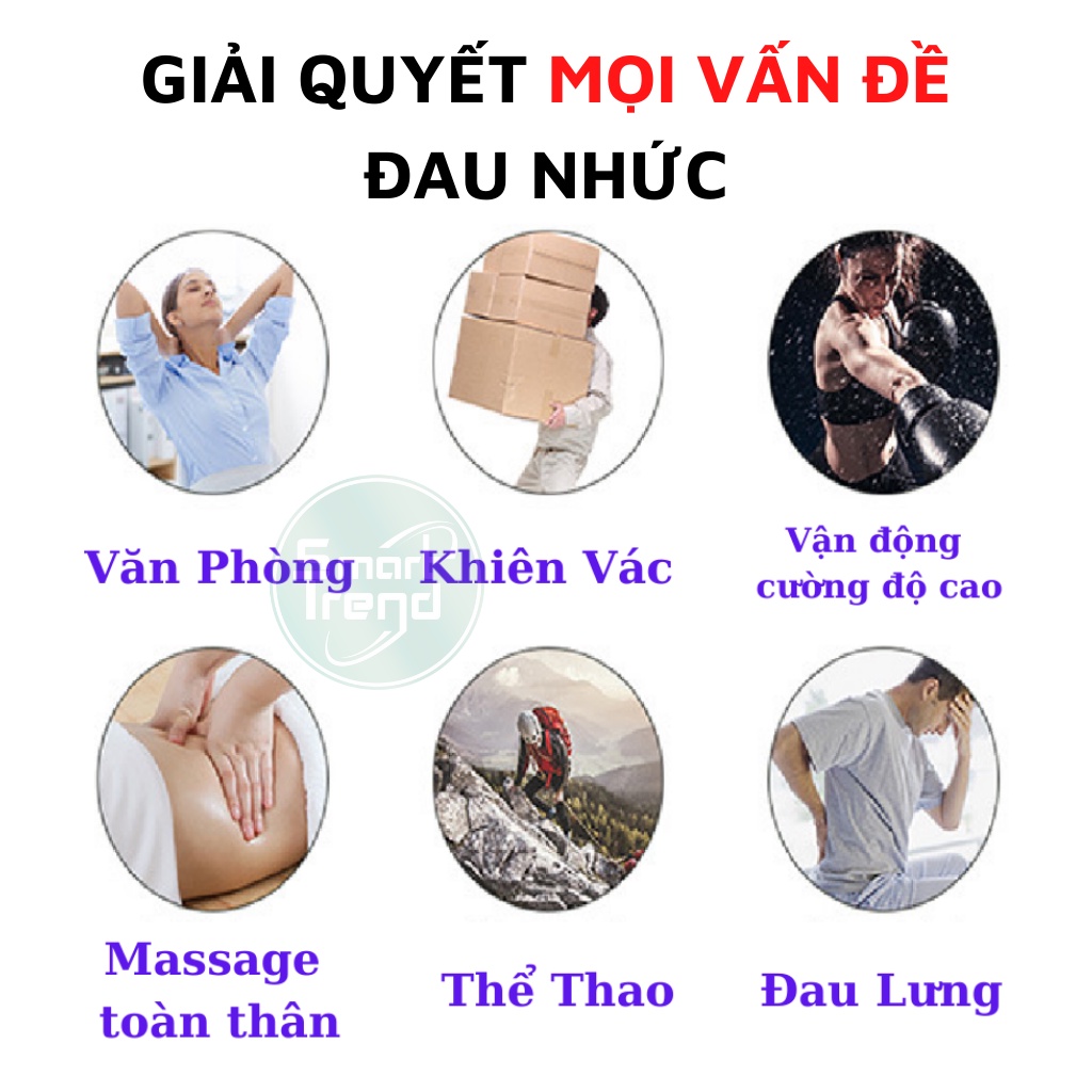 Máy massge nhức mỏi vai gáy đa năng kèm Bao cao su power men