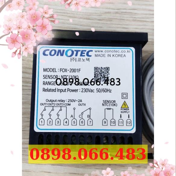 Đồng hồ điều khiển nhiệt độ FOX-2001F Conotec mới 100