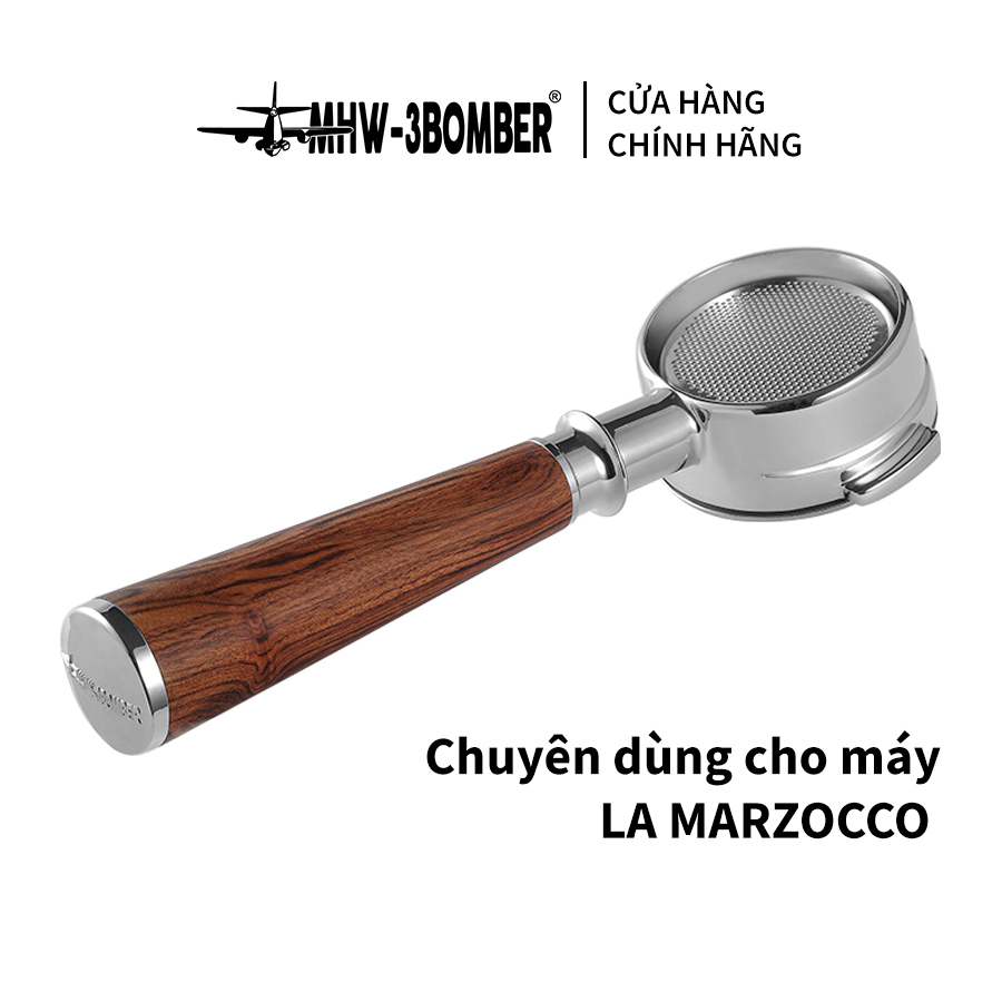 Tay Cầm Không Đáy Chuyên Dùng Cho Máy Pha Cà Phê LA MARZOCCO MHW-3BOMBER | BOTTOMLESS LA MARZOCCO PORTAFILTER