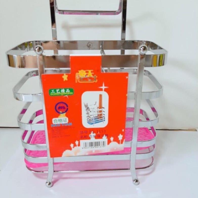 Ống cắm đũa thìa inox 2 ngăn 1153