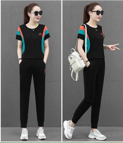 SÉT BỘ THỜI TRANG PHỐI MÀU CHỮ THÊU