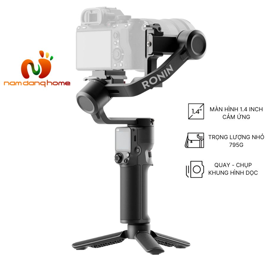 Tay cầm chống rung DJI RS 3 Mini / Ronin SC - Gimbal máy ảnh 3 trục ổn định,  thời lượng pin 10 giờ - Hàng nhập khẩu