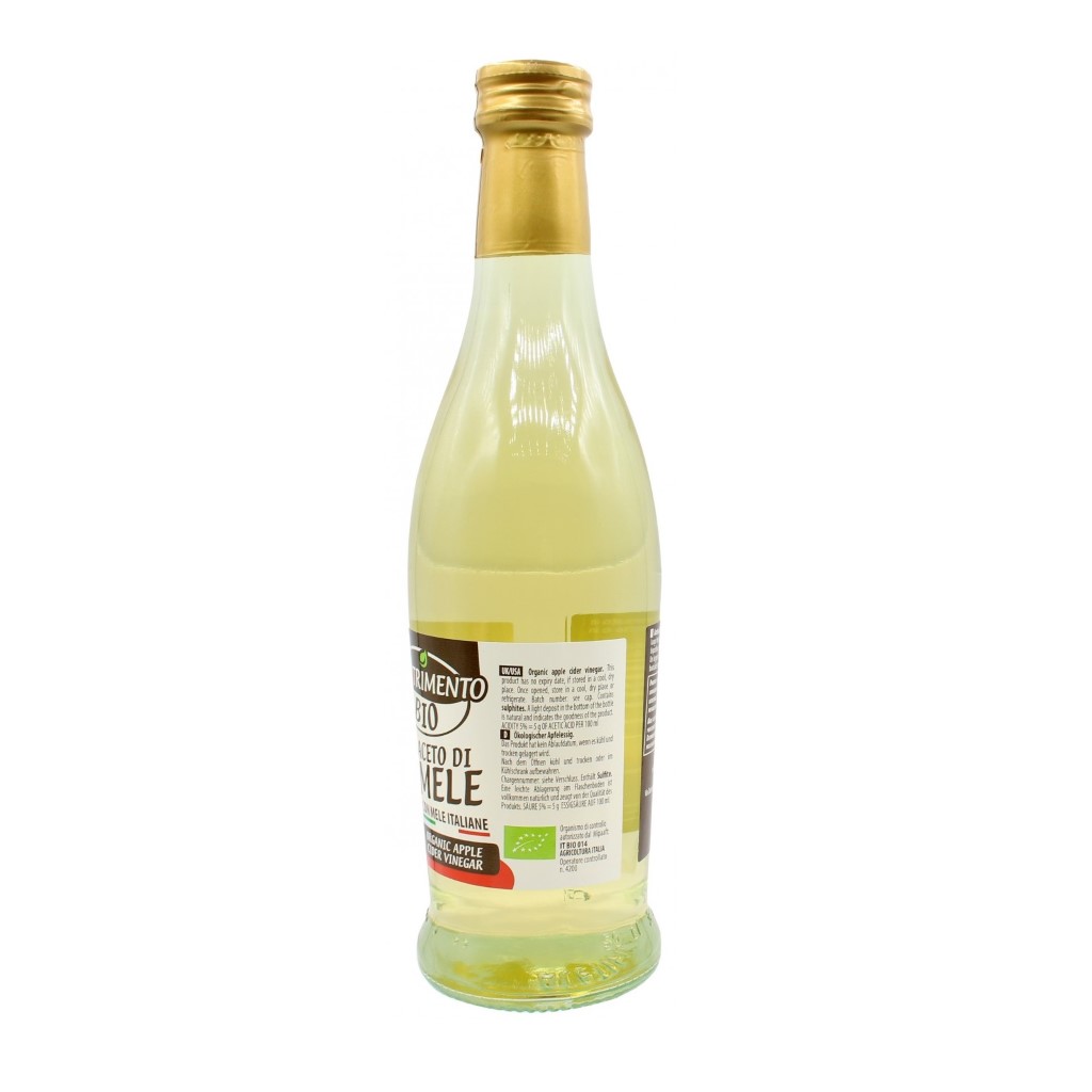 Giấm táo hữu cơ 500ml IL Nutrimento Organic Apple Cider Vinegar