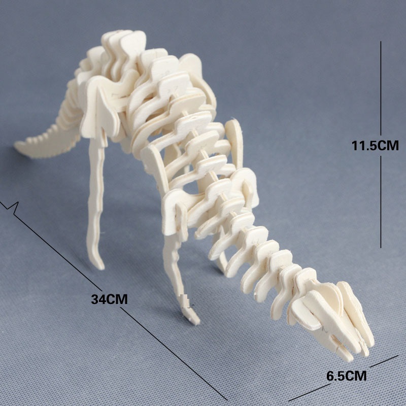 Đồ chơi lắp ráp gỗ 3D Bộ 10 Mô hình Khủng long