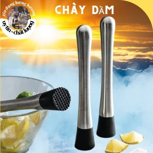 CHÀY DẦM | CHÀY PHA CHẾ | DỤNG CỤ DẦM INOX BARTENDER