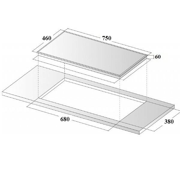 Bếp Từ EUROSUN EU-T897G - 2 Vùng nấu Cảm Ứng Từ, Hàng Chính Hãng