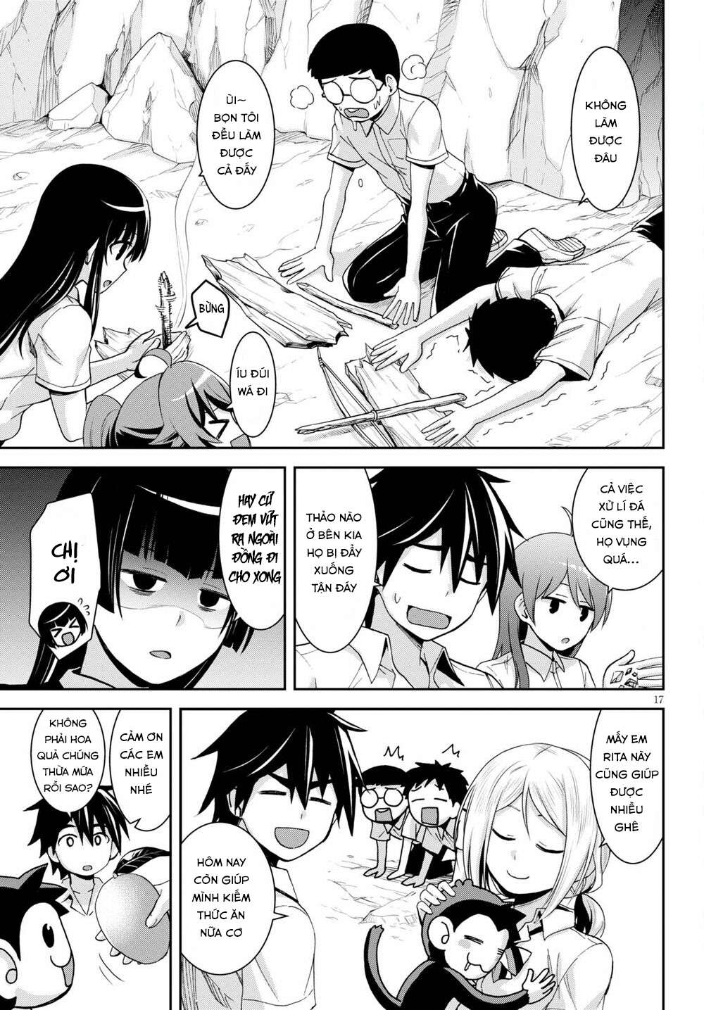 isekai yurutto survival seikatsu: gakkou no minna to isekai no mujintou ni tenishitakedo ore dake chapter 12 17