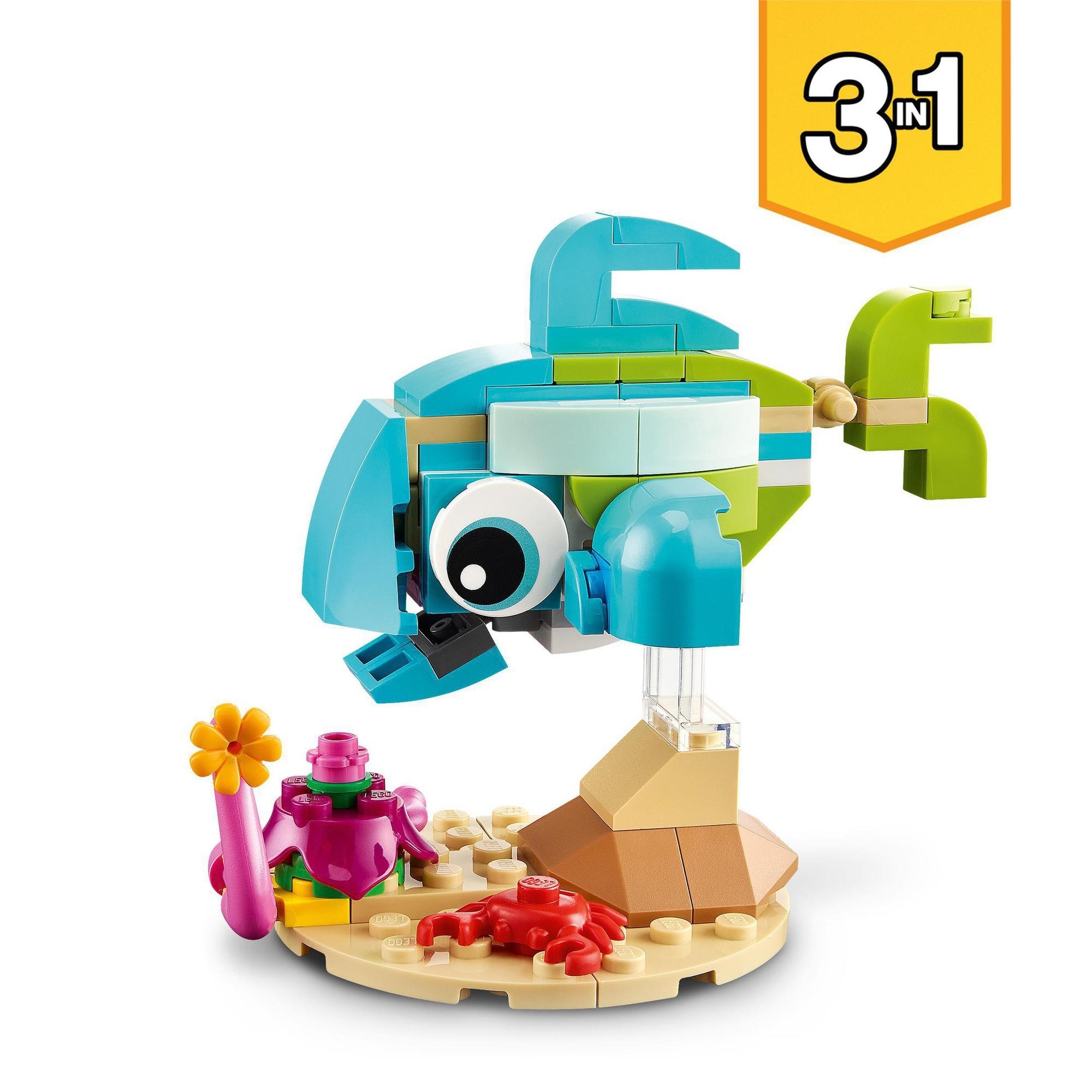 LEGO Creator 31128 Cá Heo Và Rùa (137 chi tiết)