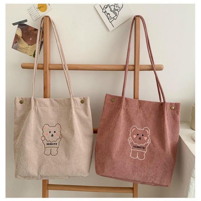 Túi tote, túi đeo chéo bằng vải canvas cao cấp