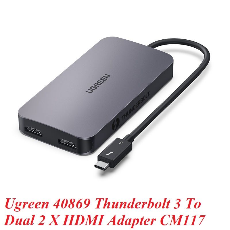 Bộ chuyển Thunderbolt 3 (USB Type-C) sang HDMI Ugreen 40869-Hàng chính hãng