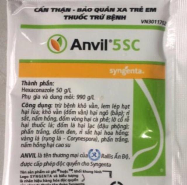 CHẾ PHẨM ANVIL 5SL CHUYÊN TRỪ BỆNH NẤM PHẤN TRẮNG,ĐỐM ĐEN,RỈ SẮT TRÊN CÂY TRỒNG