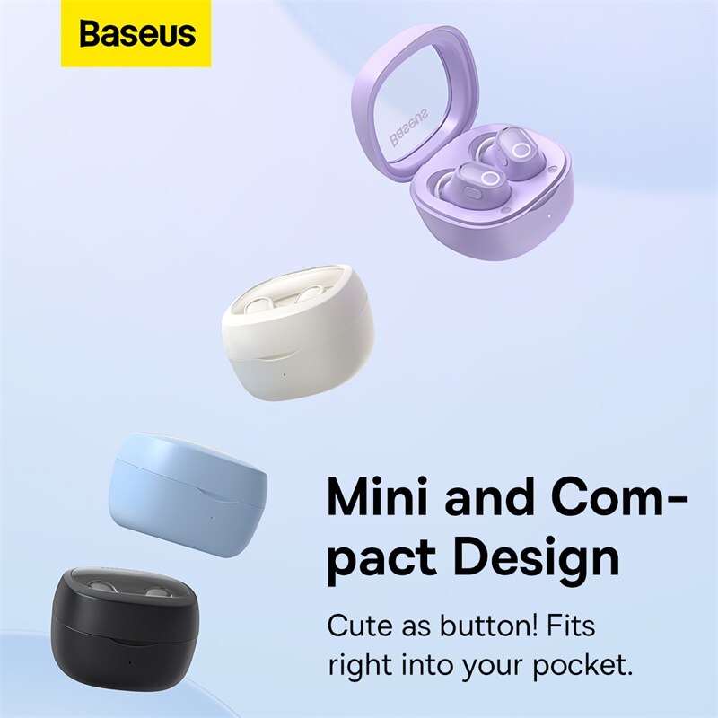 Tai nghe Bluetooth Baseus WM02- hàng chính hãng