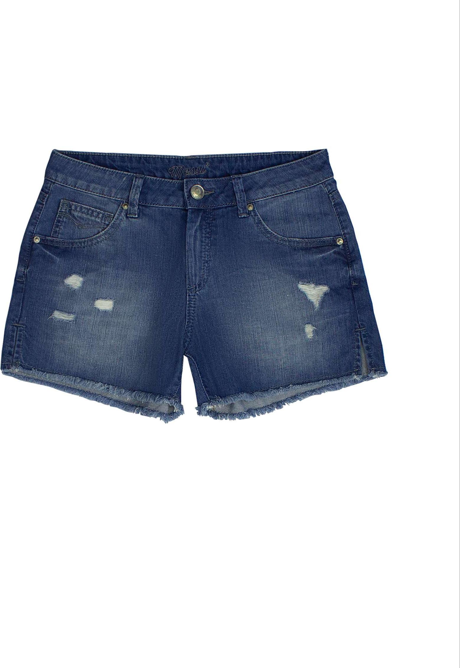 Quần short jean nữ MESSIJEAN- SJW100985