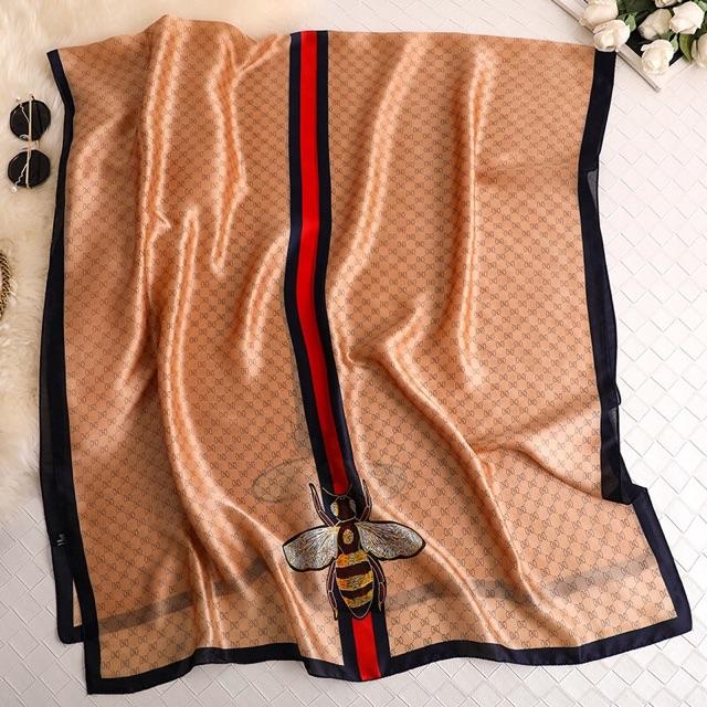 Khăn choàng lụa thời trang thanh lịch cao cấp size 90x180cm