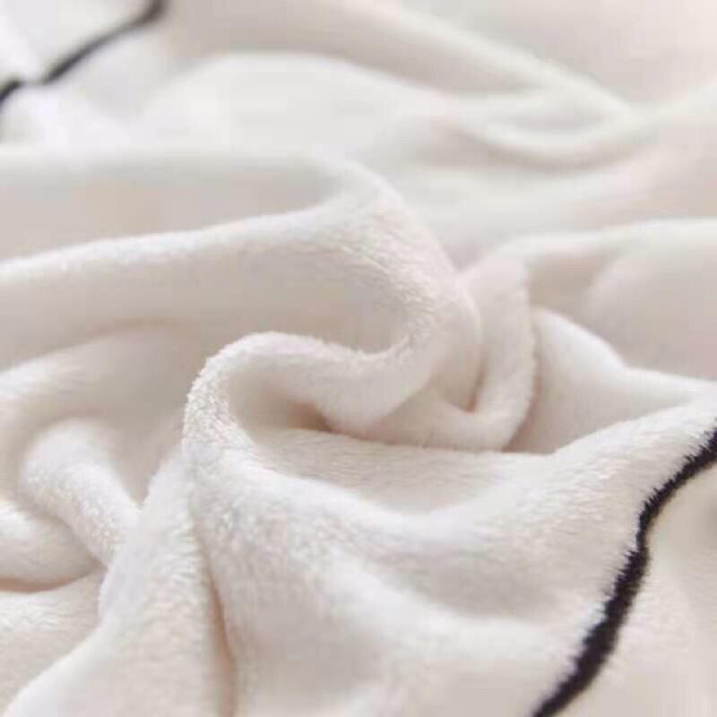 Bộ ga gối vỏ chăn nỉ sữa 4 món