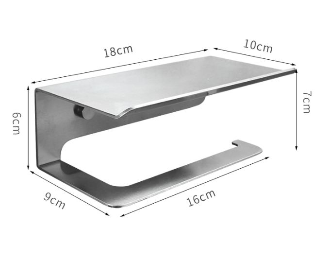 Móc giấy vệ sinh, giá kệ để đồ phòng tắm inox 304 cao cấp