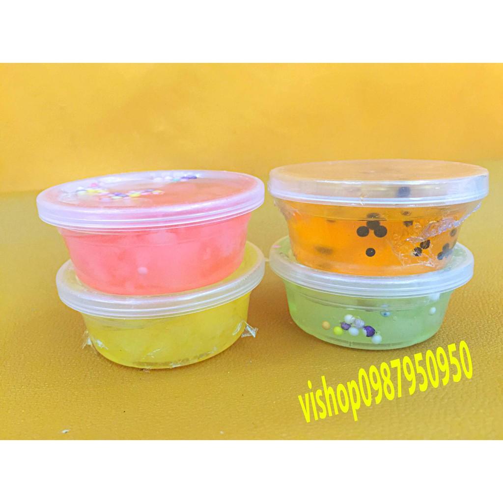 đồ chơi slime - chất nhờn hộp thạch xốp nhỏ mã ENL44 NTIỆN LỢI