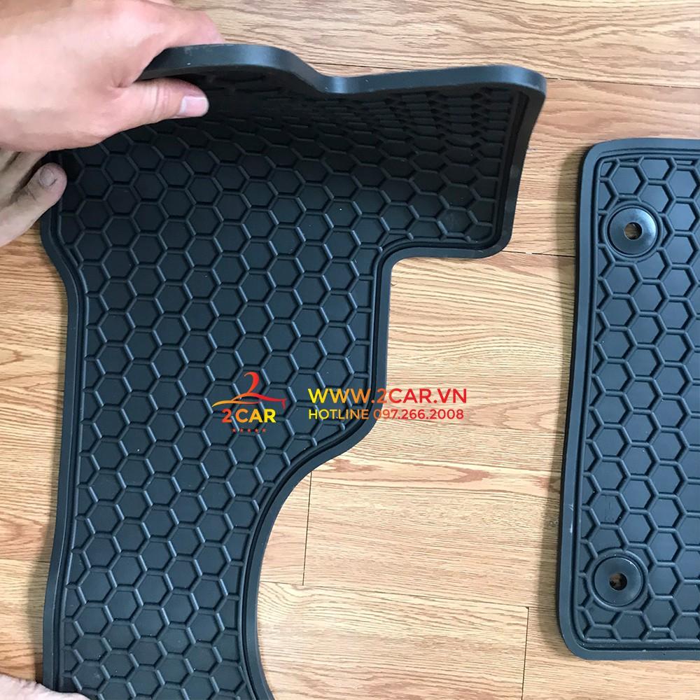 Thảm lót sàn cao su Mazda 3 2018-2019 cao cấp chữ đỏ