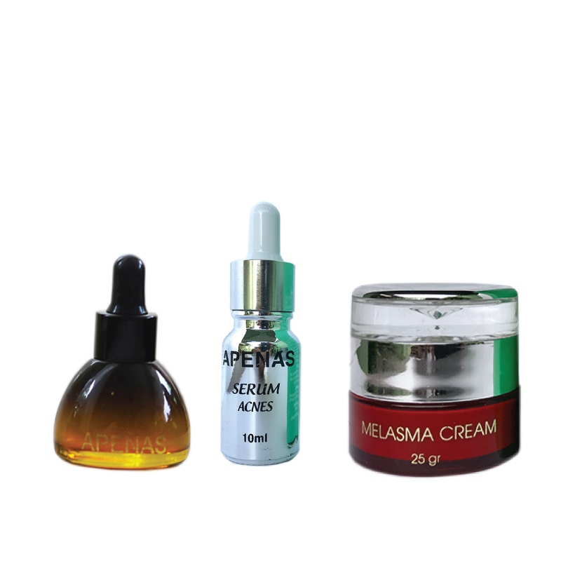 Combo 3 món : Serum ngừa mụn + Serum Gold 24k chống nhăn ngăn ngừa lão hóa + Kem ngừa nám dưỡng trắng da Apenas