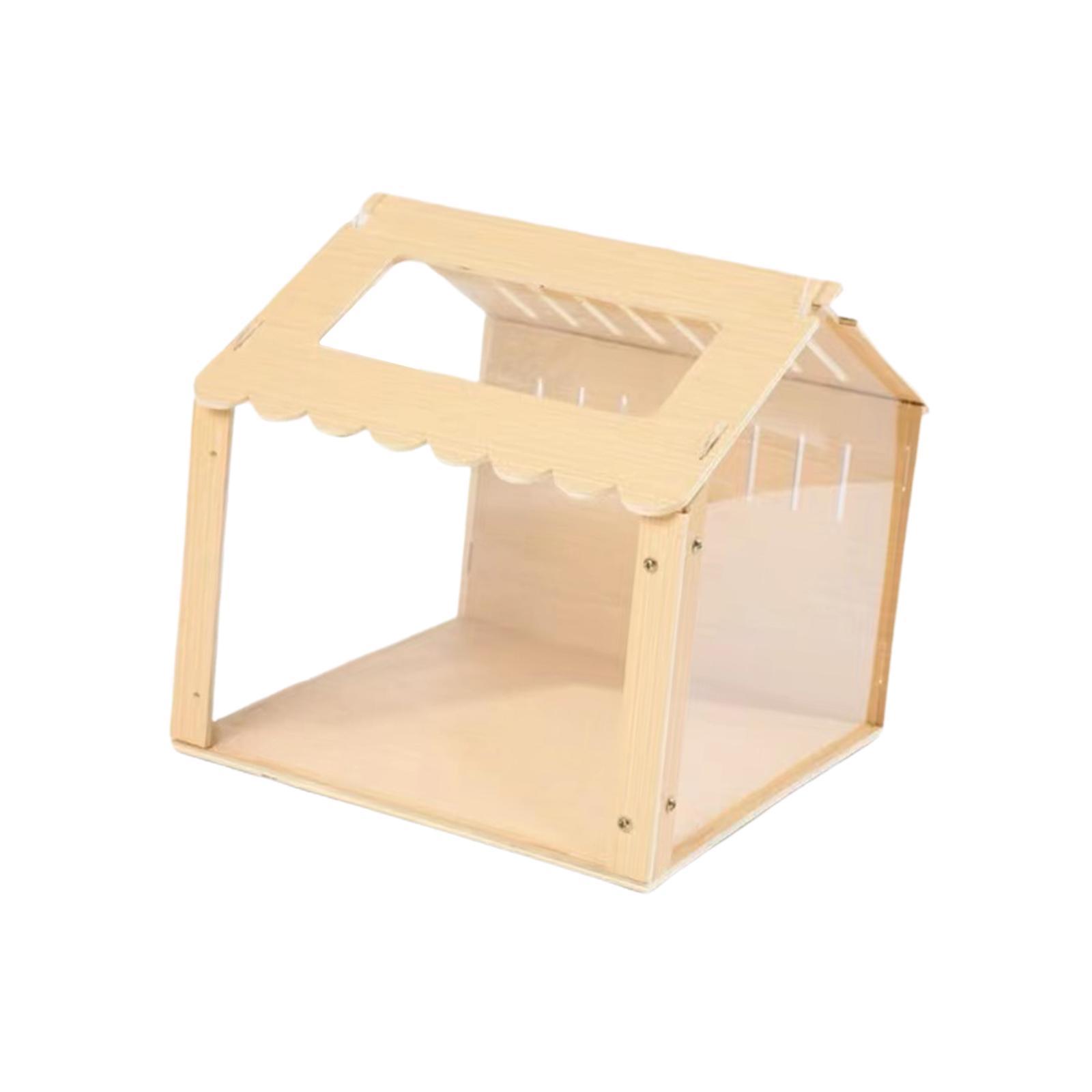 Hamster Cage Exercise Toy Nesting Habitat for Gerbils Rutin Chicken Hideaway