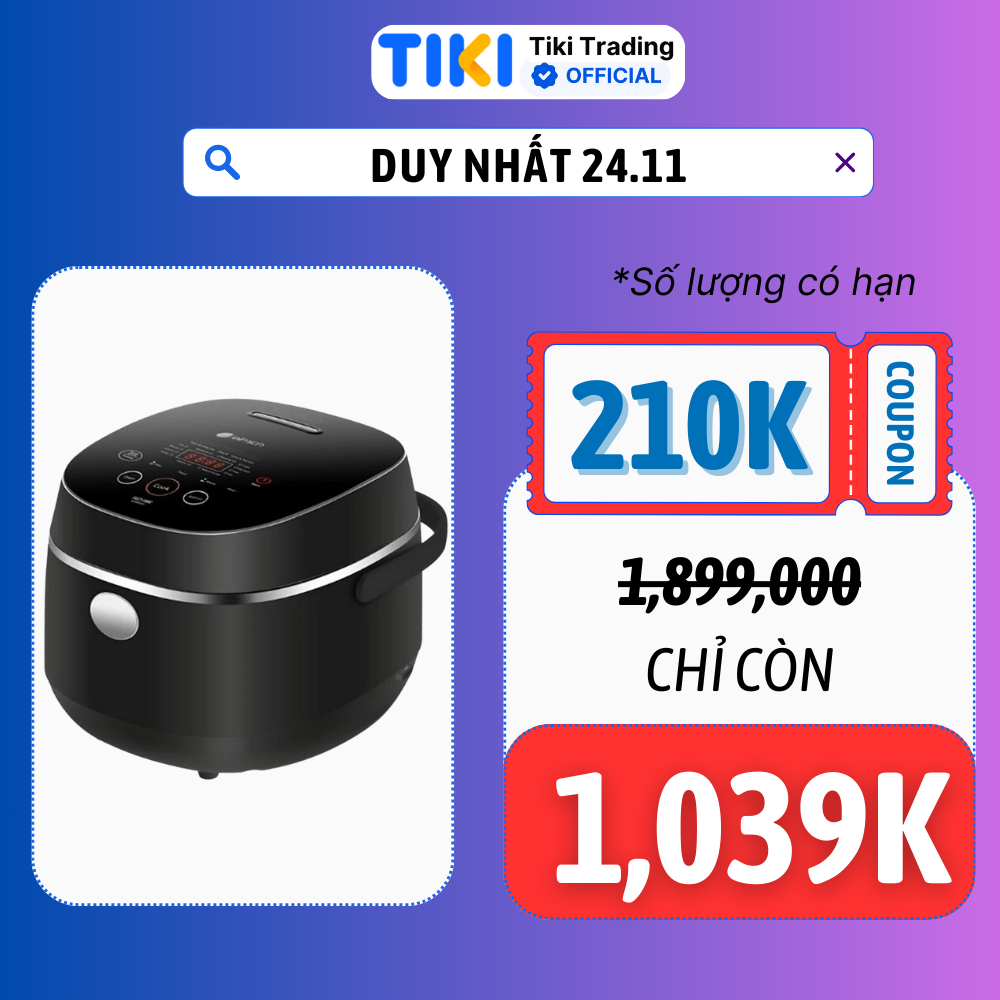 Nồi cơm điện tử Elmich RCE-1789 - Hàng chính hãng