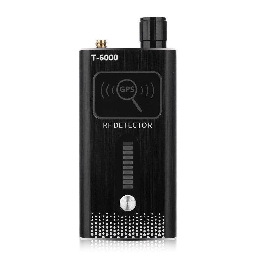 ROGTZ - RF Detector T6000 - Máy dò phát hiện Camera ẩn Máy ghi âm Máy nghe trộm Sóng wifi GPS Tín hiệu điện thoại Độ nhạy cao Phạm vi dò rộng 1MHz - 8000MHz Pin Lithium dung lượng cao 10-15h Nhỏ gọn Đơn giản Dễ sử dụng Oto Khách sạn - Hàng Chính Hãng