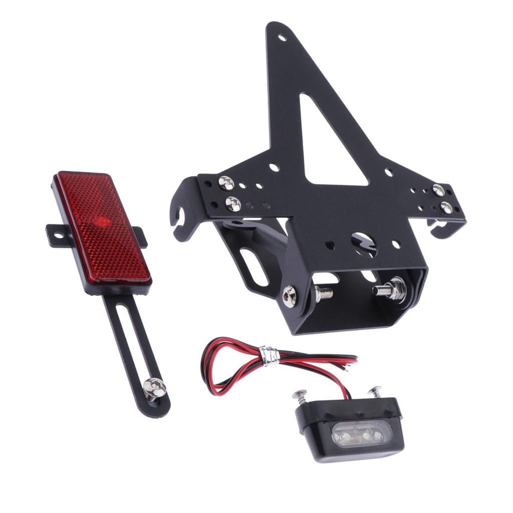 Bracket Rear Light Motorcycle CNC License Plate Holder