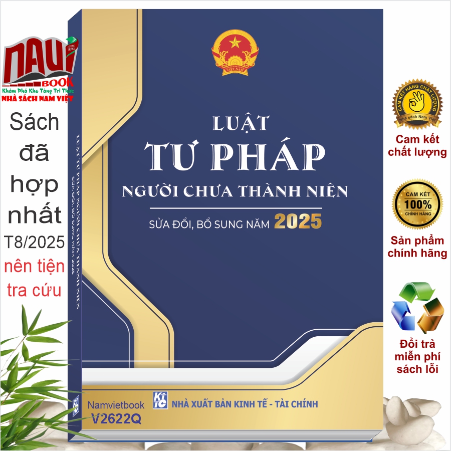 Sách Luật Tư Pháp Người Chưa Thành Niên sửa đổi, bổ sung năm 2025 (V2622Q)