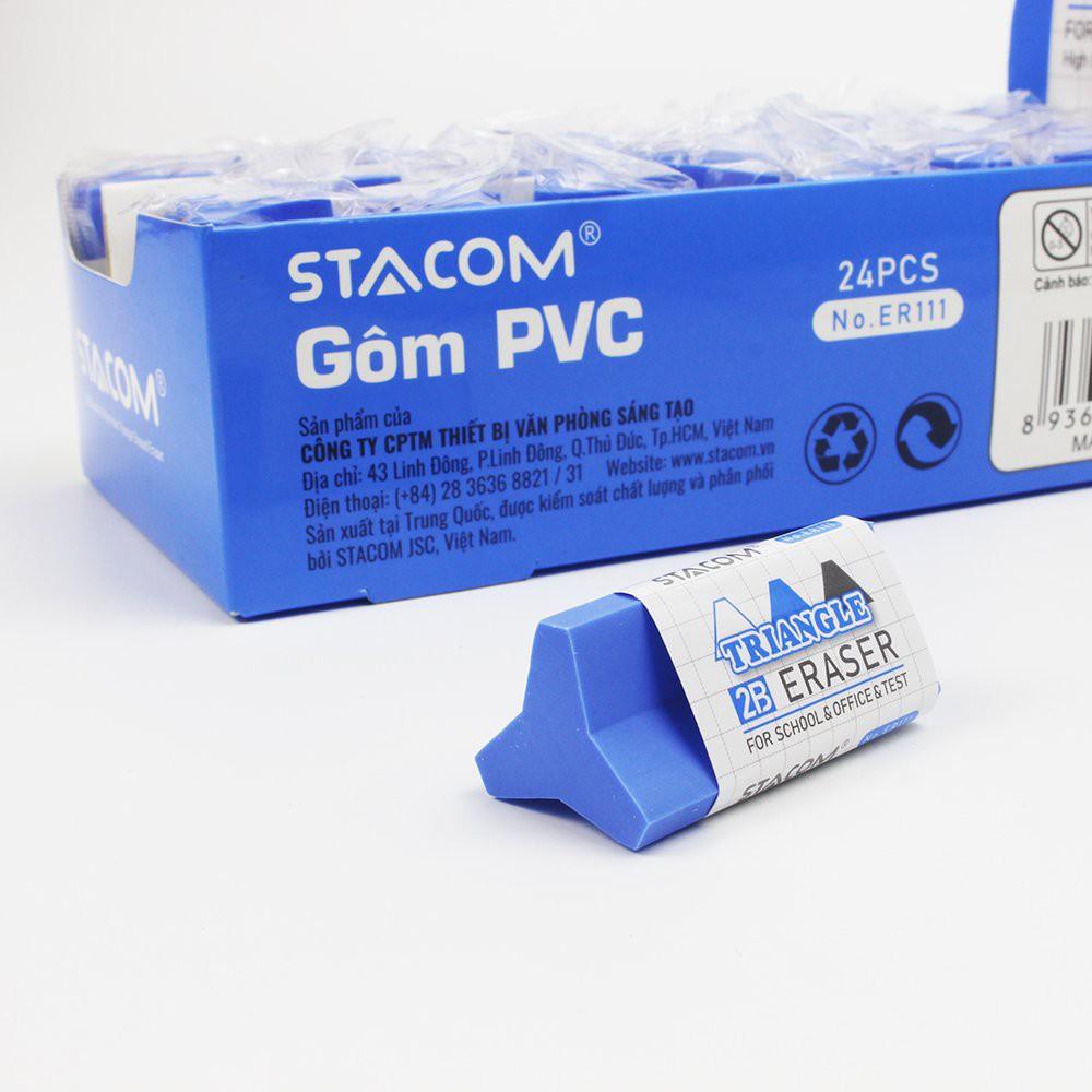 Gôm PVC tam giác Stacom ER111 (set 4 viên)