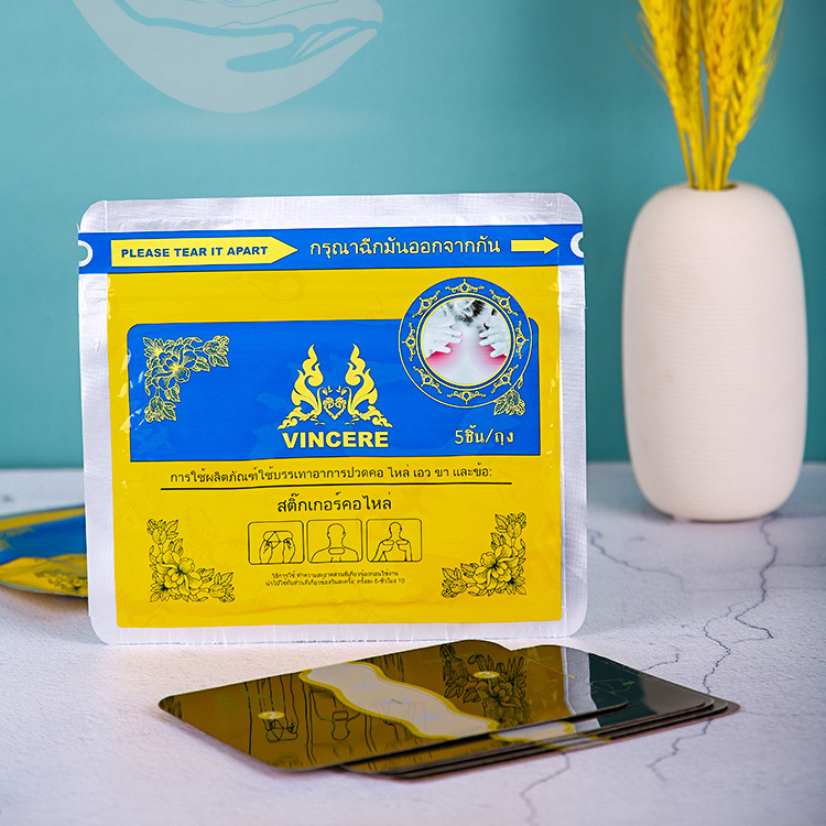 Miếng dán giảm đau cổ vai gáy VINCERE ANCIENT Thái Lan - 1 túi 5 gói