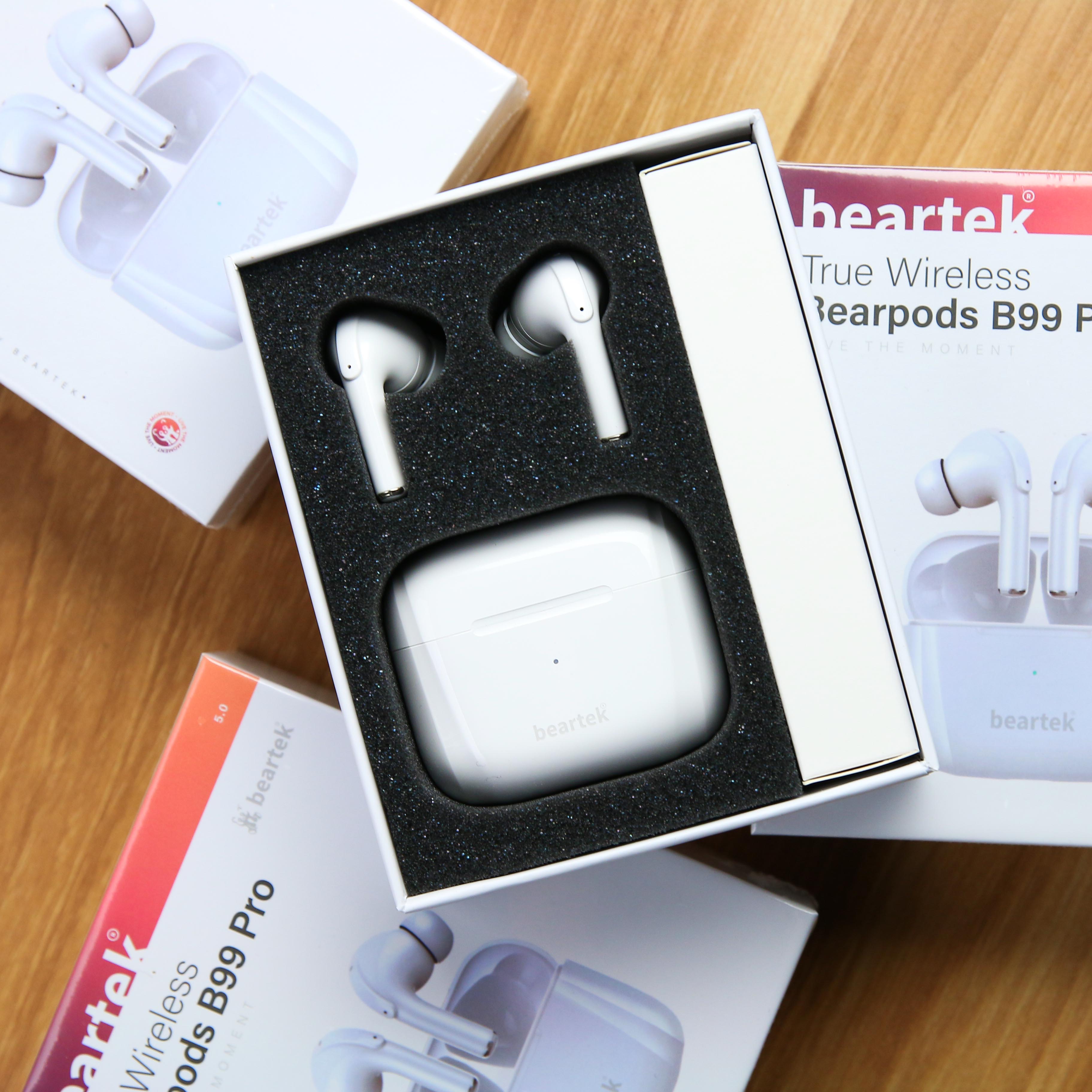 Tai nghe bluetooth BEARTEK Bearbuds B99 True Wireless bản nâng cấp – Âm thanh chất lượng cao - Hàng chính hãng