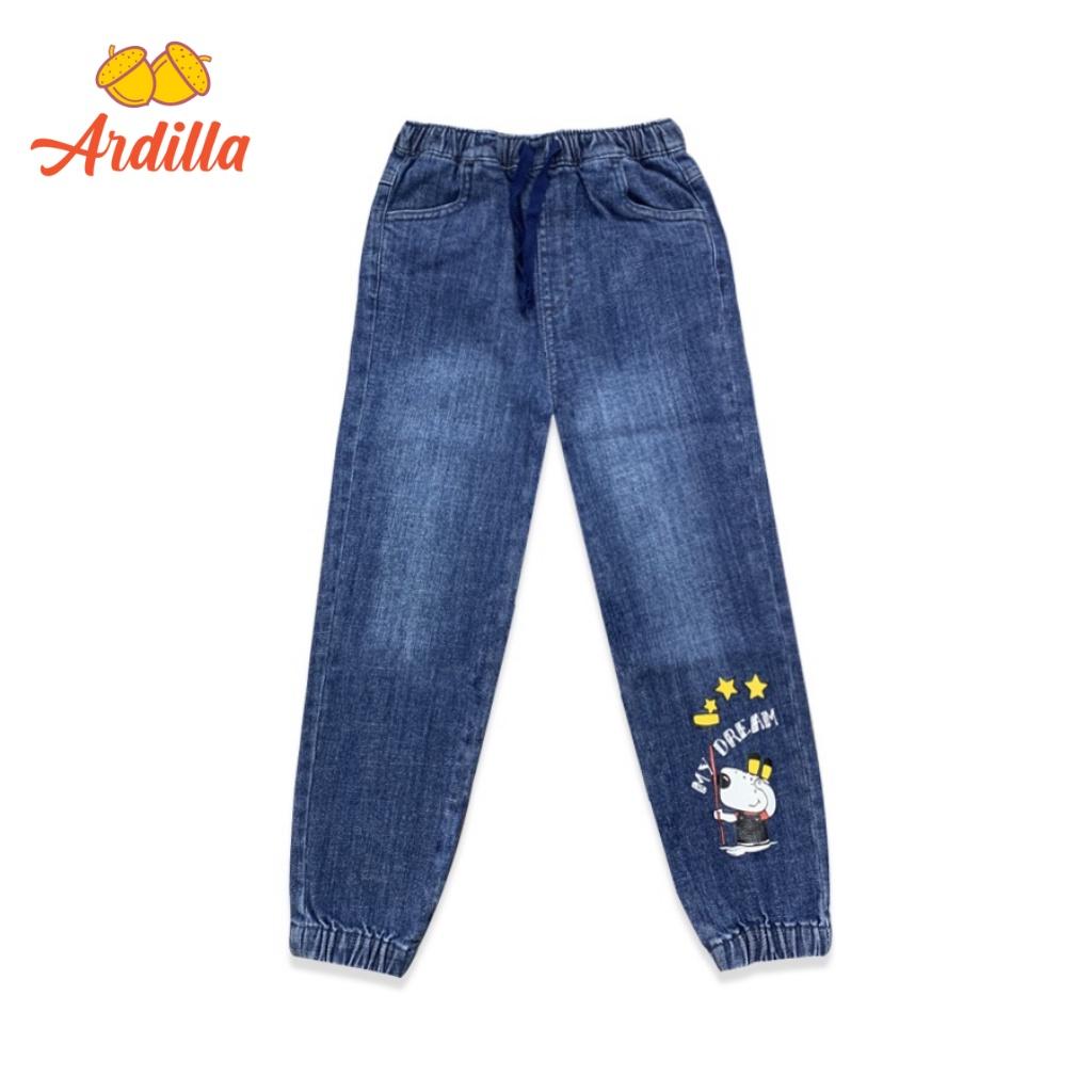 Quần Jogger Bé Trai ARDILLA In Hình Hitdog Đáng Yêu, Chất Liệu Jean Cao Cấp Mềm Mại Cho Bé Từ 4-11 Tuổi KA2100QJ