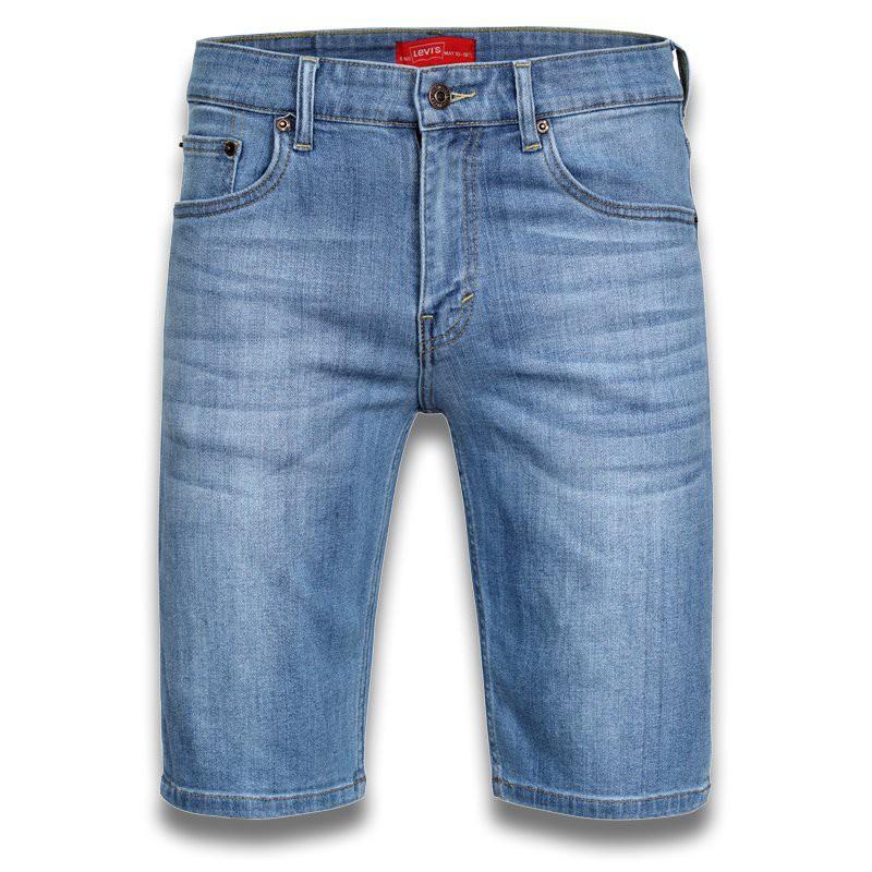 Quần Short Jean Nam Phom Xuông Thoitrang24h Wash Bạc Không Co Dãn Bền Màu Không Bị Ra Màu Khi Giặt Tẩy