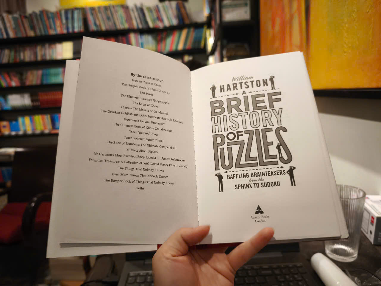 Sách - A Brief History of Puzzles by William Hartston - Baffling Brainteasers from the Sphinx to Sudoku